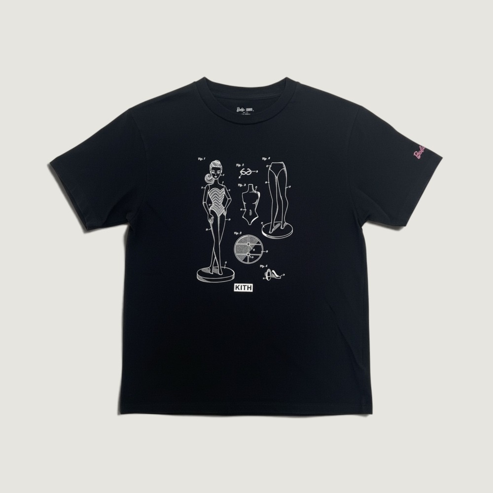 Kith Barbie Patent Graphic T-Shirt Black Small